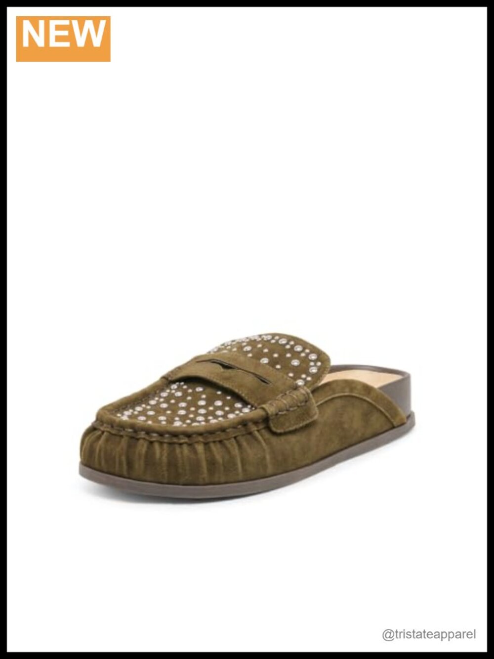 Dolce Vita Jodero Stud Mule Suede Slip On Flat